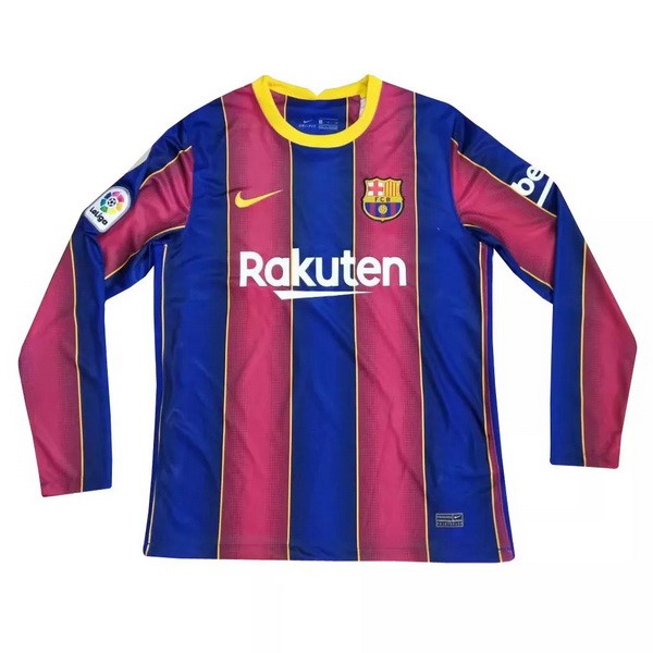 Tailandia Camiseta Barcelona 1ª ML 2020/21 Rojo Azul